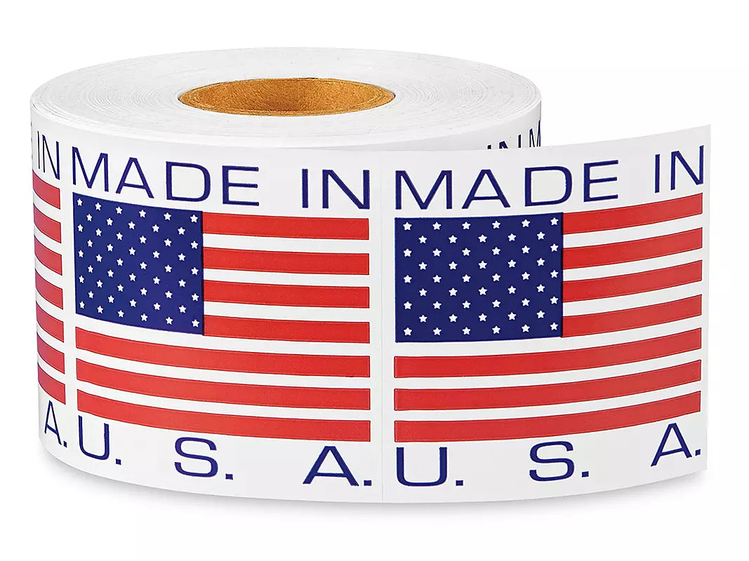 "Made in USA" Label - 5⁄8 x 5⁄8"