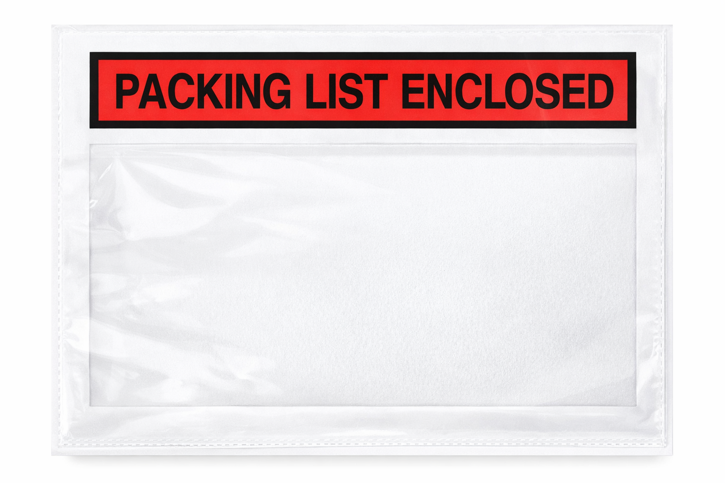 Sticker "PACKING LIST ENCLOSED"